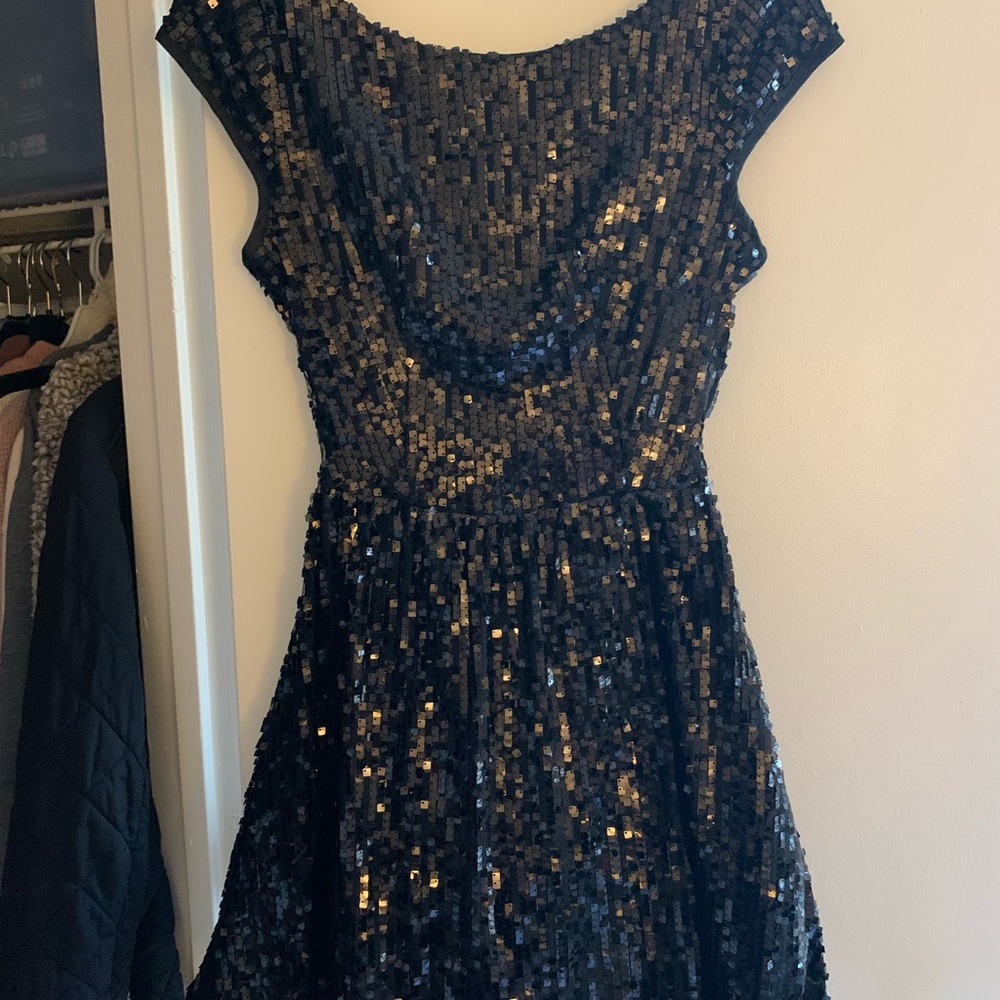 Arden B black sequin mini dress size: 4